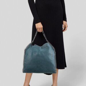 Stella McCartney Falabella Blue Vegan Leather Bag
